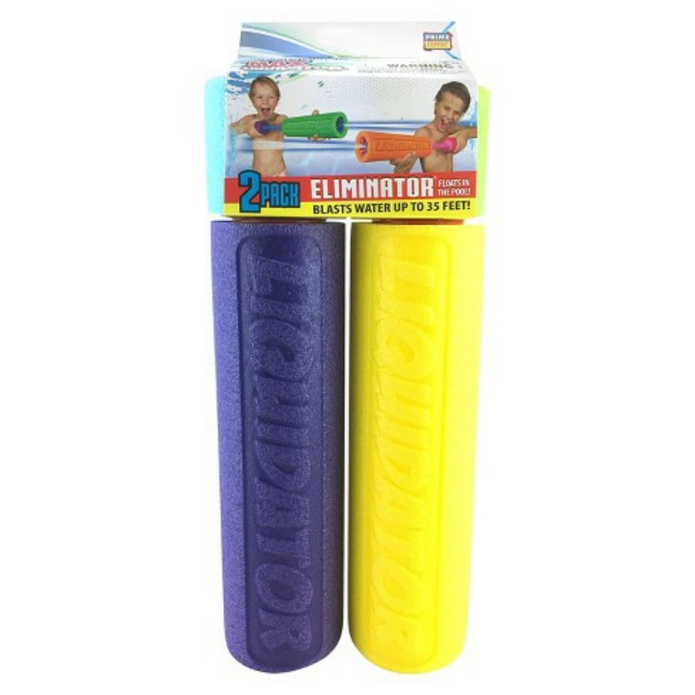 Eliminator 2pack water guns , colors vairy